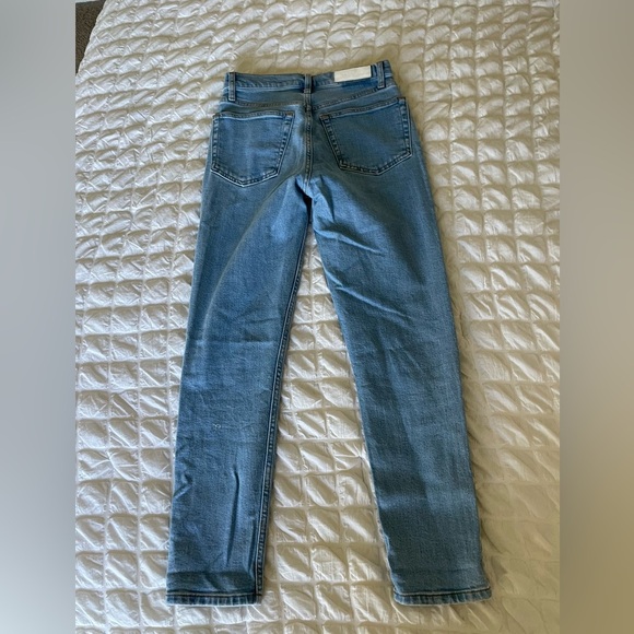 Re/Done 90’s High Rise Ankle Crop Denim - Picture 9 of 10